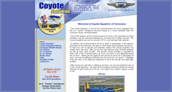 Desktop Screenshot of coyotesquadron.org